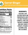 V8 Carrot Ginger 100 Vegetable Juice 46 fl oz Bottle