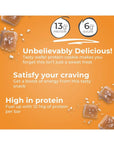 Power Crunch Protein Wafer Bars, High Protein Snacks with Delicious Taste, Salted Caramel, 1.4 Ounce (12 Count)