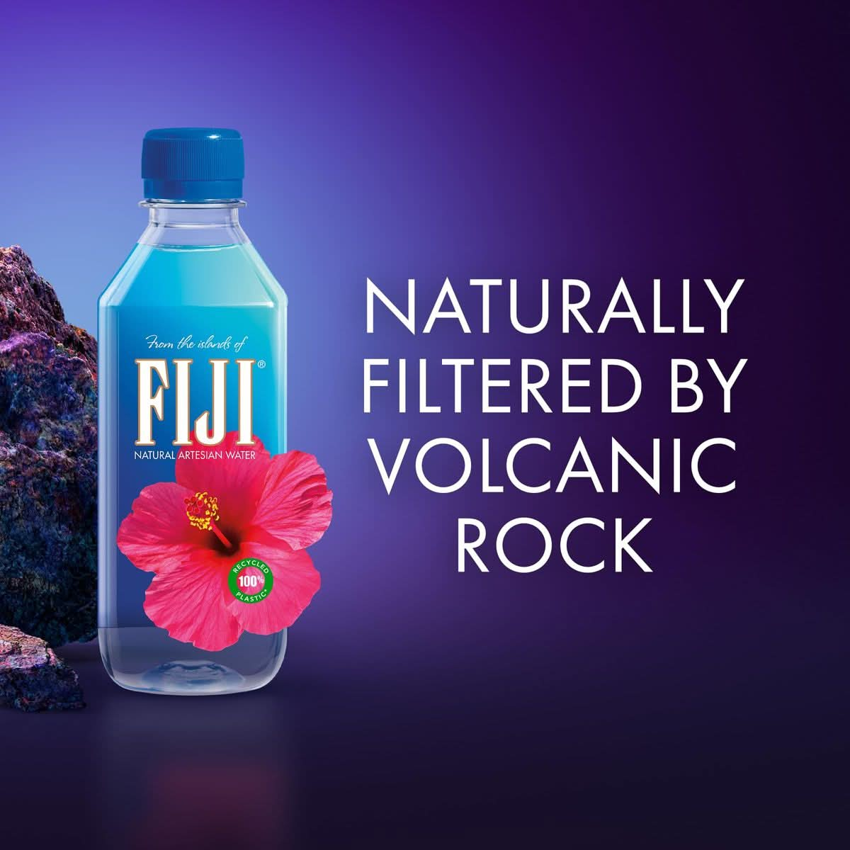 FIJI Natural Artesian Bottled Water 330 mL  1115 Fl Ounce Pack of 36