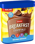 Carnation Breakfast Essentials Complete Nutritional Drink Chocolate - 17.7 oz. Canister 6 Ct