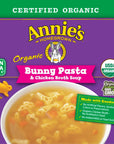 Annie's Organic Bunny Pasta & Chicken Broth Soup, 14 oz. (Pack of 8)