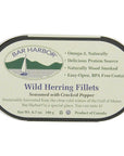 Bar Harbor Wild Herring Fillets with Cracked Pepper 67 oz Pack of 12