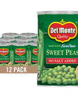 Del Monte Foods Delmonte Sweet Peas Nsa 15 oz