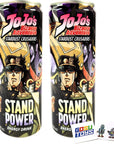 JoJos Bizarre Adventure Stardust Crusaders Stand Power Energy Drink 2 Pack with 2 Gosutoys Stickers