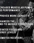 Axe & Sledge Supplements Hydraulic Stimulant-Free Pre-Workout with Nitrosigine, AgmaMax, Hydromax & Creatine MagnaPower, Increases Performance, Focus, & Pumps, 20/40 Servings, Shark Bite