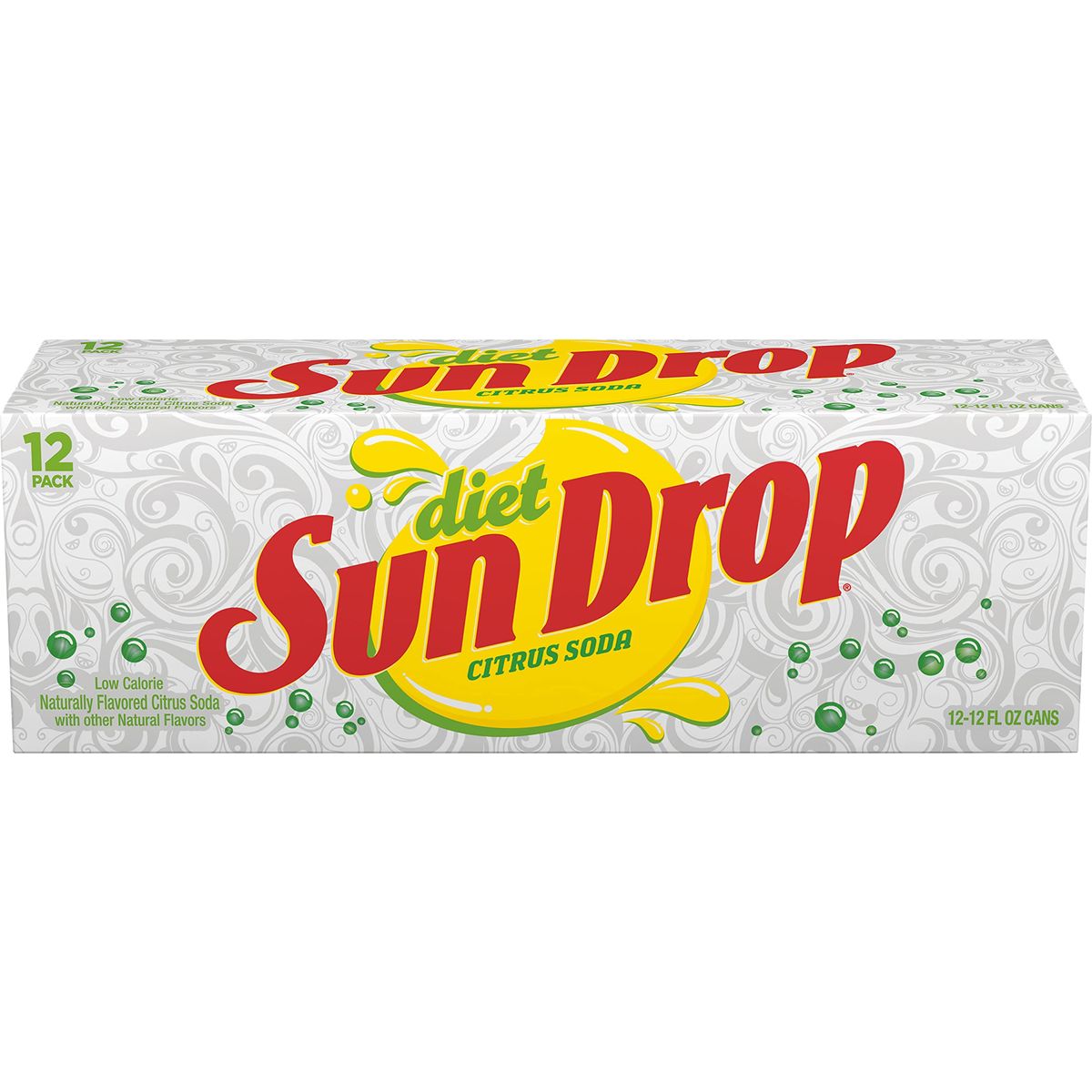 Diet Sun Drop Citrus Soda 12 Fluid Ounce Can 12 Count