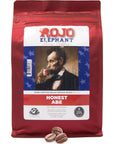 Rojo Elephant Honest Abe Handcrafted Decaf Ground Coffee SingleOrigin 100 Arabica Beans Premium Roast Smooth Rich Flavor Swiss Water Mountain Water Process Decaffeinated 11 0z Pack