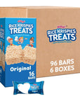 Rice Krispies Treats Marshmallow Snack Bars, Kids Snacks, School Lunch, Value Pack, Original (6 Boxes, 96 Bars)