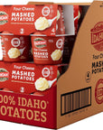 Idahoan Four Cheese Mashed Potatoes Cup 4pack 6 oz Pack of 4