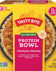 Tasty Bite Indian Style Chickpeas  Rice Bowl 88 Ounce Pack of 6 Ready to Eat Organic Brown Rice Microwaveable Vegan