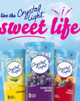 Crystal Light SugarFree Concord Grape Low Calories Powdered Drink Mix 6 Count Pitcher Packets