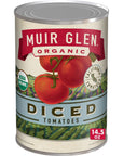 Muir Glen Organic Diced Tomatoes 145 oz