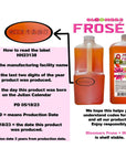 Bloomers Frosé  More Regular Drink Mix 64oz Bottle  No GMOs Gluten Free Vegan  Kosher