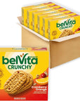 belVita Cranberry Orange Breakfast Biscuits, 30 Total Packs, 6 Boxes (4 Biscuits Per Pack)