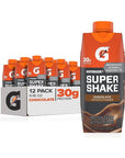 Gatorade Super Shake - Chocolate, 30g Protein - 11.16 fl oz Carton