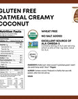 Qia Superfood Organic Hot Oatmeal  Creamy Coconut  2 Boxes with 6 Packets Each Box 12 Packets Total 8 oz each