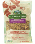 Cascadian Farm Organic Cinnamon Apple Granola Cereal No Added Sugar 11 Ounces Pack Of 4