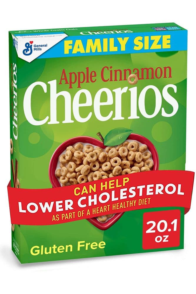 Cheerios Apple Cinnamon Gluten-Free Breakfast Cereal, 20.1 oz.