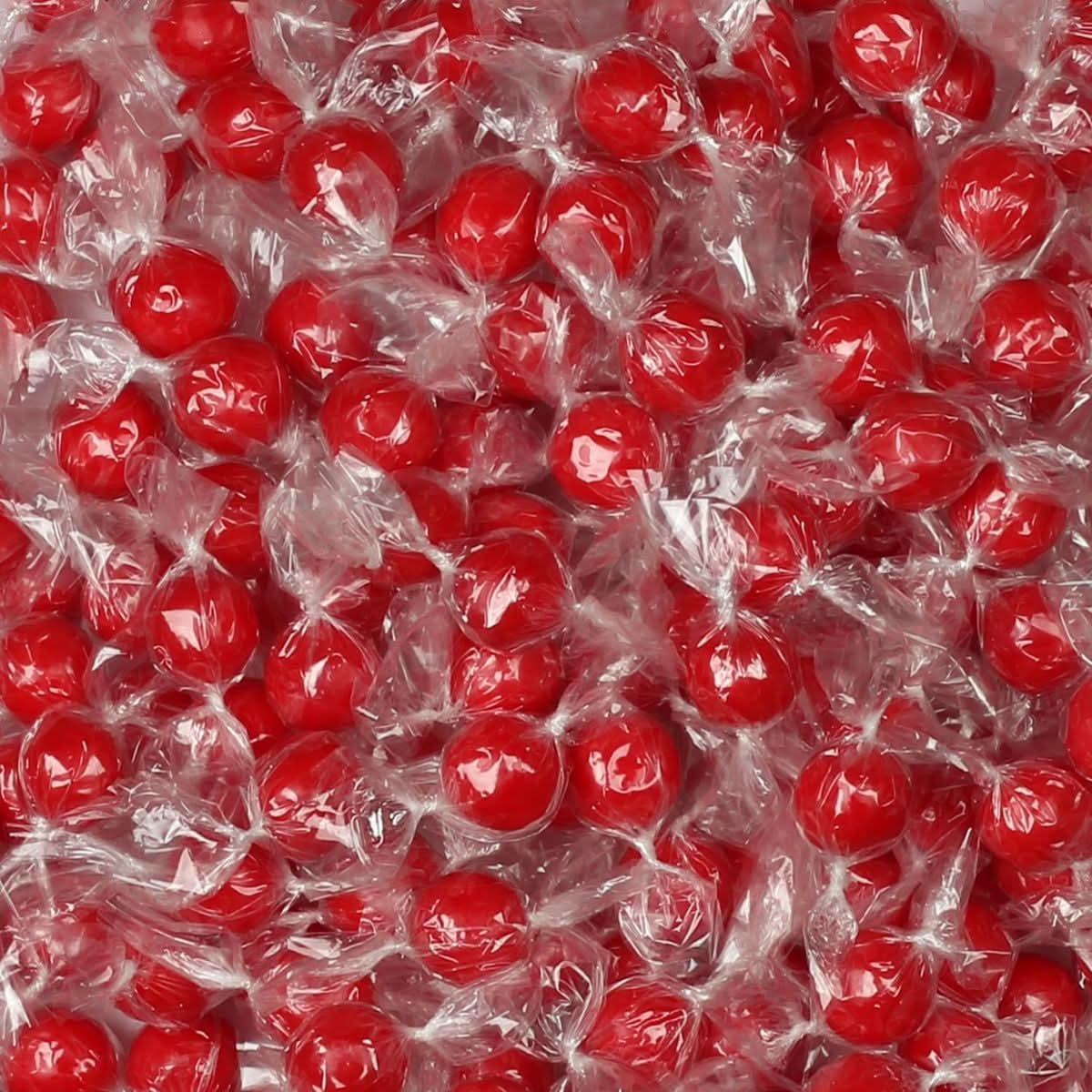 Red Hot Cinnamon Candy Balls  5 Pounds  Individually Wrapped Hot Fire Candies  Bulk Red Candies  Cinnamon Hot Candies