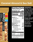 KIND Bars, Caramel Almond & Sea Salt, Healthy Snacks, Gluten Free, Low Sugar, 6g Protein, 12 Count