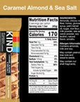 KIND Bars Caramel Almond  Sea Salt Healthy Snacks Gluten Free Low Sugar 6g Protein 24 Count