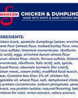 Swanson Canned Chicken and Dumplings With White and Dark Chicken Meat 105 OZ Can Case of 12