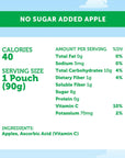 Motts No Sugar Added Applesauce 32 oz clear pouches 4 count