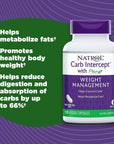 Natrol Carb Intercept with Phase 2 Carb Controller Capsules, White Kidney Bean Extract, Helps Control Carbs, Helps Metabolize Fats, Clinically Tested, Promotes Healthy Body Weight, 1,000mg, 120 Count