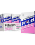 Propel Powder Packets. Raspberry Lemonade With Electrolytes - 10 Count (Pack of 12)