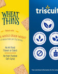 Triscuit Original Whole Grain Wheat Vegan Crackers and Wheat Thins Original Whole Grain Wheat Crackers Variety Pack 4 Boxes