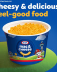 Kraft Easy Microwavable Macaroni and Cheese Cups with Nickelodeon Paw Patrol Pasta Shapes 4 ct Pack 19 oz Cups