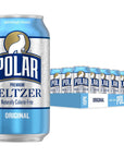 Polar Seltzer Water Original 12 fl oz cans 18 pack