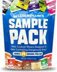 Leisuremanns Sample Pack Single Serve Cocktail Mixers  Cocktail or Mocktail Powders Designed to Make Happy Hour Easier  All Natural  Low Sugar  Travel Ready 14 Pack