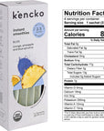 Generic Kenck0 Smoothie Packets  Reds Greens Yellows Blues or Purples Each Smoothie Provides 25 Servings of Organic Produce 4 Servings Per Box Package of 1 Blues