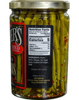 Fosters Pickled Green Beans Red Pepper 32oz 2 Pack  Pickled Green Beans in a Jar  Traditional Pickled Vegetables Recipe for 30 years  Gluten Free Spicy Pickled Green Beans No Preservatives