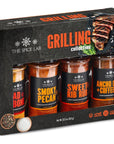 The Spice Lab BBQ Barbecue Spices and Seasonings Set - Ultimate Grilling Accessories Set - Gift Kit for Barbecues, Grilling, and Smoking - Great Gift for Men or Gift for Dad Made in the USA