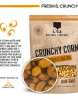 Natural Craving Salted and Roasted Corn Nuts  Original Toasted Corn Kernels in Resealable Bag  Crunchy Snack Natural Cravings Corn Nuts