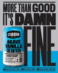 STUBBORN SODA Agave Vanilla Cream Soda 12oz Cans 12 Fl Oz Pack of 12