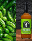 SPOOKY Dill Pickle Bloody Mary Mix  Made With All Premium Natural Ingredients  No Artificial Color or Flavor  No Preservative No MSG Low Carb Low Calorie  Gluten Free  32 Oz Pack of 2