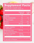 Vital Proteins Beauty Collagen (Strawberry Lemon, Canister) - 120mg of Hyaluronic Acid and 15g of Collagen Per Serving