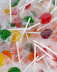 Lollipops Individually Wrapped  5 Pounds  Classic Flat Lollipops for Kids  Round Lolly Pops  Assorted Fruit Flavors Lolipops  Lollipop Candy Suckers  Bulk Parade Lollipops