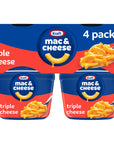 Kraft Triple Cheese Macaroni  Cheese 205 Oz Cups 4 Ct