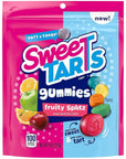 SweeTARTS Gummy Fruity Splitz,Candy, 9 ounce Bag