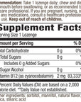 Nature's Way Vitamin B12 Lozenge, 2,000 mcg per Serving, 100 Count