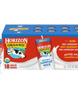 Horizon Organic ShelfStable 1 Low Fat milk Boxes 8 Fl Oz Pack of 18