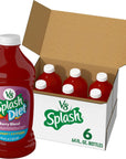 V8 Splash Diet Berry Blend Flavored Juice Beverage 64 fl oz Bottle 6 Pack