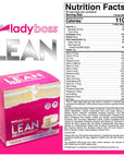 Ladyboss Protein Nutritional Meal Shake Vanilla Flavor  Soy Free  Gluten Free  Non GMO Protein Source 20 Individual Serving