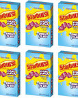 Starburst Singles To Go Powdered Drink Mix Fruit Punch SugarFree Drink Powder Pack of 6