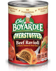 Chef Boyardee Overstuffed Beef Ravioli 15 oz 12 Pack