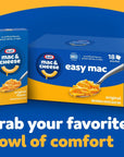 Kraft Easy Mac Original Macaroni  Cheese Microwavable Dinner 18 ct PacketsPackaging May Vary